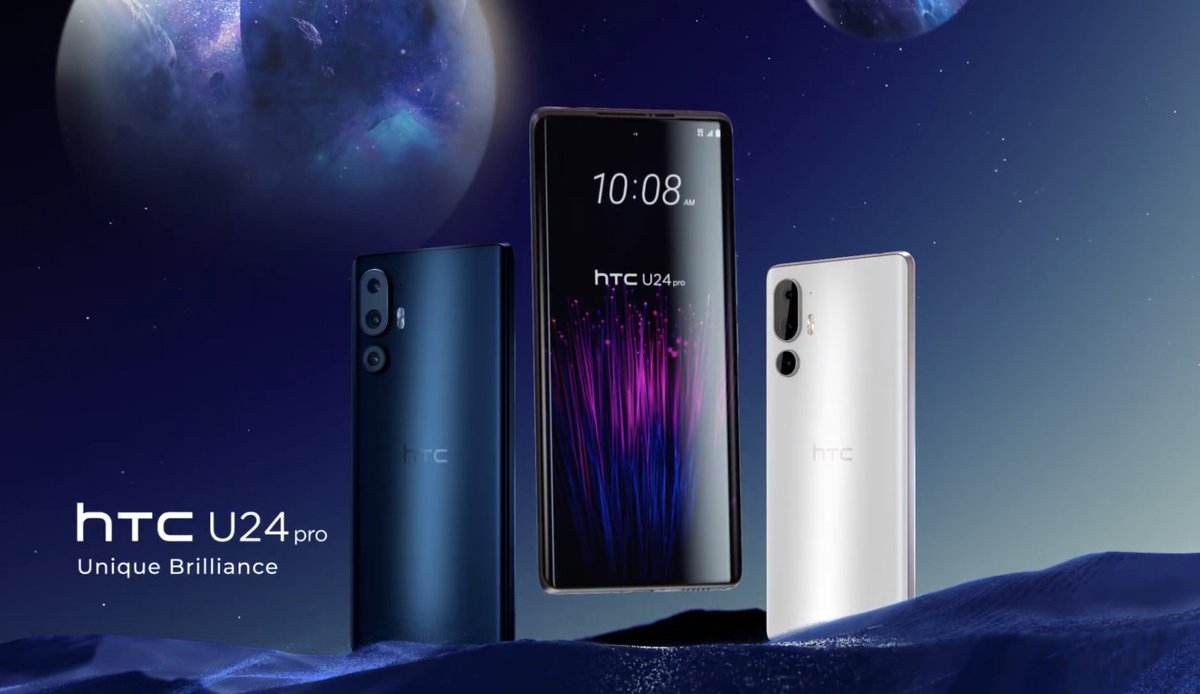 raulgabriel96's tweet photo. #HTC U24 Pro

Display: 6.8 inch 20:9 Curved OLED 120hz Gorilla Glass Victus
Qualcomm Snapdragon 7 Gen 3
Main Camera: 50 MP AI + OIS + EIS + 50 MP Telephoto + 8MP U.Wide
Front Camera: 50MP
12GB RAM / 512 GB Storage 
4600 mAh 60W wired/15W wireless
IP67
In-display fingerprint
@HTC https://t.co/lcuNQRtJvP