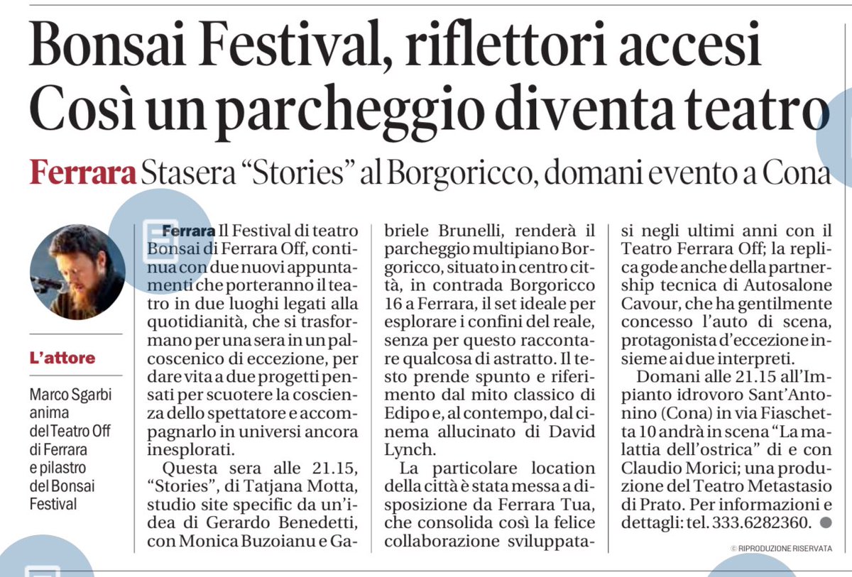 #FestivalBonsai su <a href="/nuovaferrara/">la Nuova Ferrara</a>