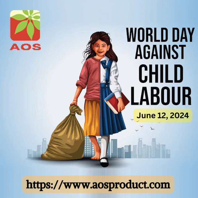 aosproductindia's tweet photo. #ChildLaborDay or World Day against Child Labor is observed annually on June 12. “Children should have pens in their hands, not tools.”

Thanks and Regards,
AOS Products Private Limited

#WorldDayAgainstChildLabor #ChildLaborDay2024
#NOChildLabour #EndChildLabour https://t.co/xrrXhPex3o