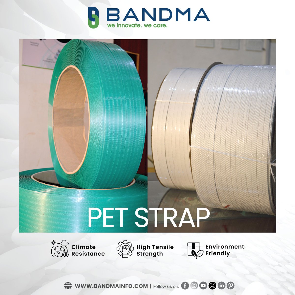bandma_india's tweet image. Elevate your shipments with Bandma’s premium PET straps. Because your cargo deserves the best!

Contact us to Get More Details ☎1800 309 2980
🌐Visit:- bandmainfo.com

#bandmaindia #bandmabrand #petstrap #packaging #packagingsolution #packagingmachinery #packagingfilms
