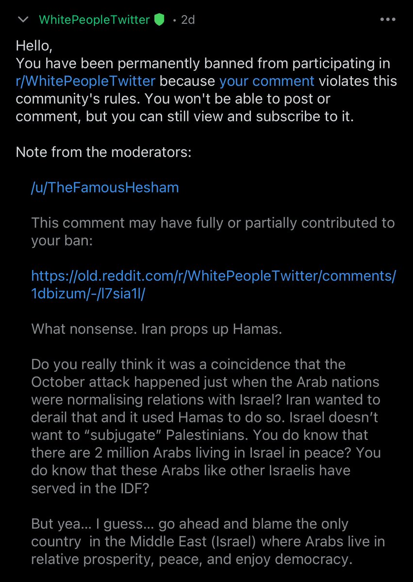 WokeHeshMD's tweet photo. These are the comments that @Reddit is allowing on WhitePeopleTwitter… speak up against the anti-semitism and you get banned and your account suspended. https://t.co/YFqd4c0M4C