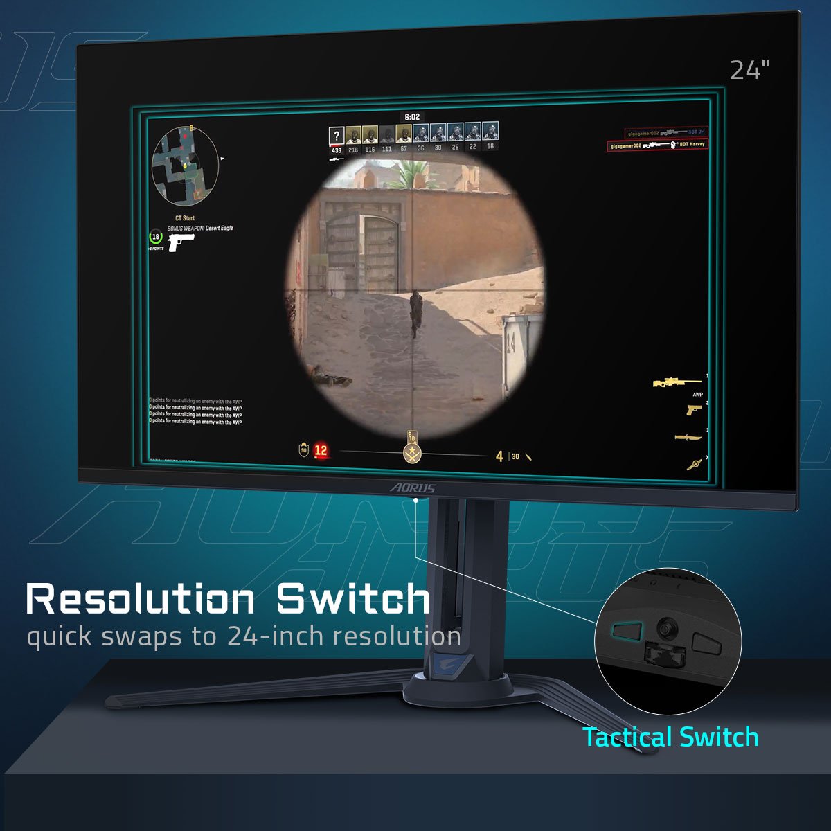 AORUS_ANZ's tweet image. 3 Reasons to have AORUS OLED Monitors:
🧡Lifelike Colors:1.5M-to-1 Contrast Ratio, DCI-P3 99% Color Gamut, 10-bit Color Depth
🧡10x Faster than LCD: 0.03ms Response Time, 240Hz Refresh Rate
🧡Resolution Switch: Quick swaps to 24-inch resolution

#GIGABYTE #AORUS #OLEDMonitor