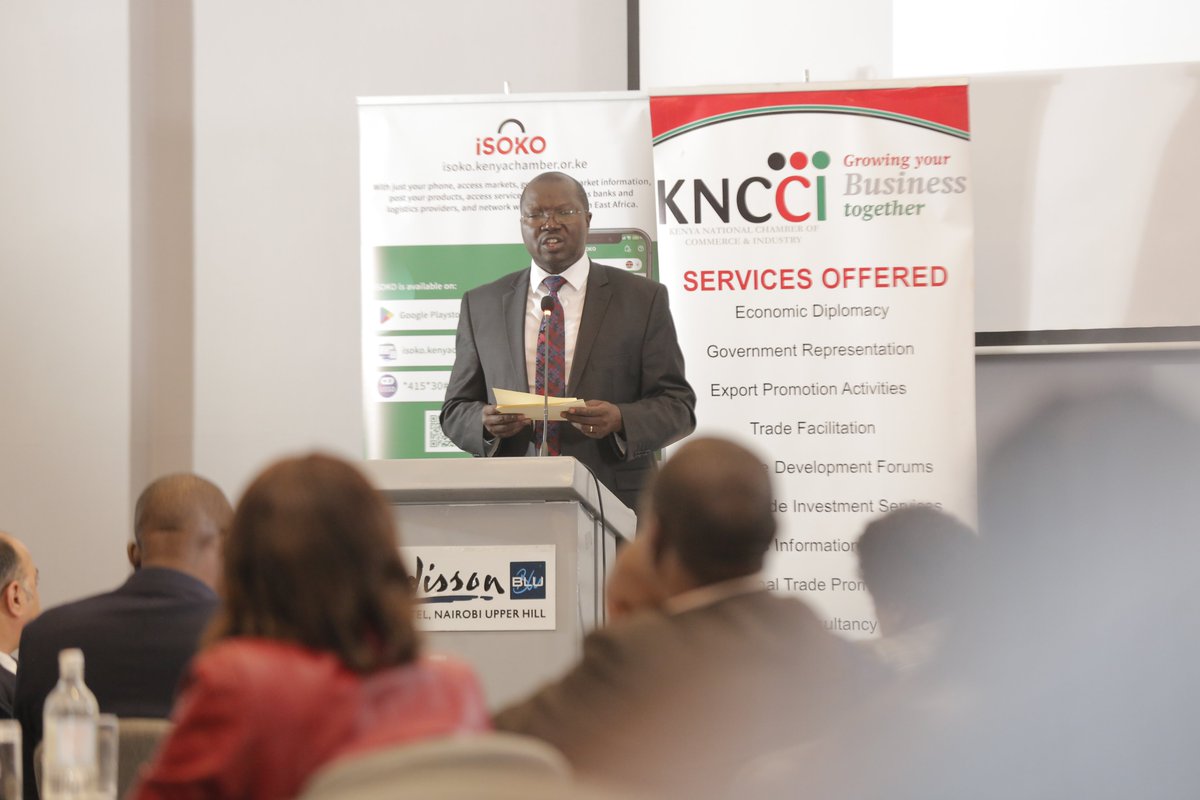 IsokoKenya's tweet image. "The adoption of #DigitalTech is gradually driving productivity gains in traditional brick-and-mortar industries. It has lowered barriers to entry & helped connect MSMEs with #globalmarkets & #valuechains by providing essential services to facilitate their exports" - @CsChelugui