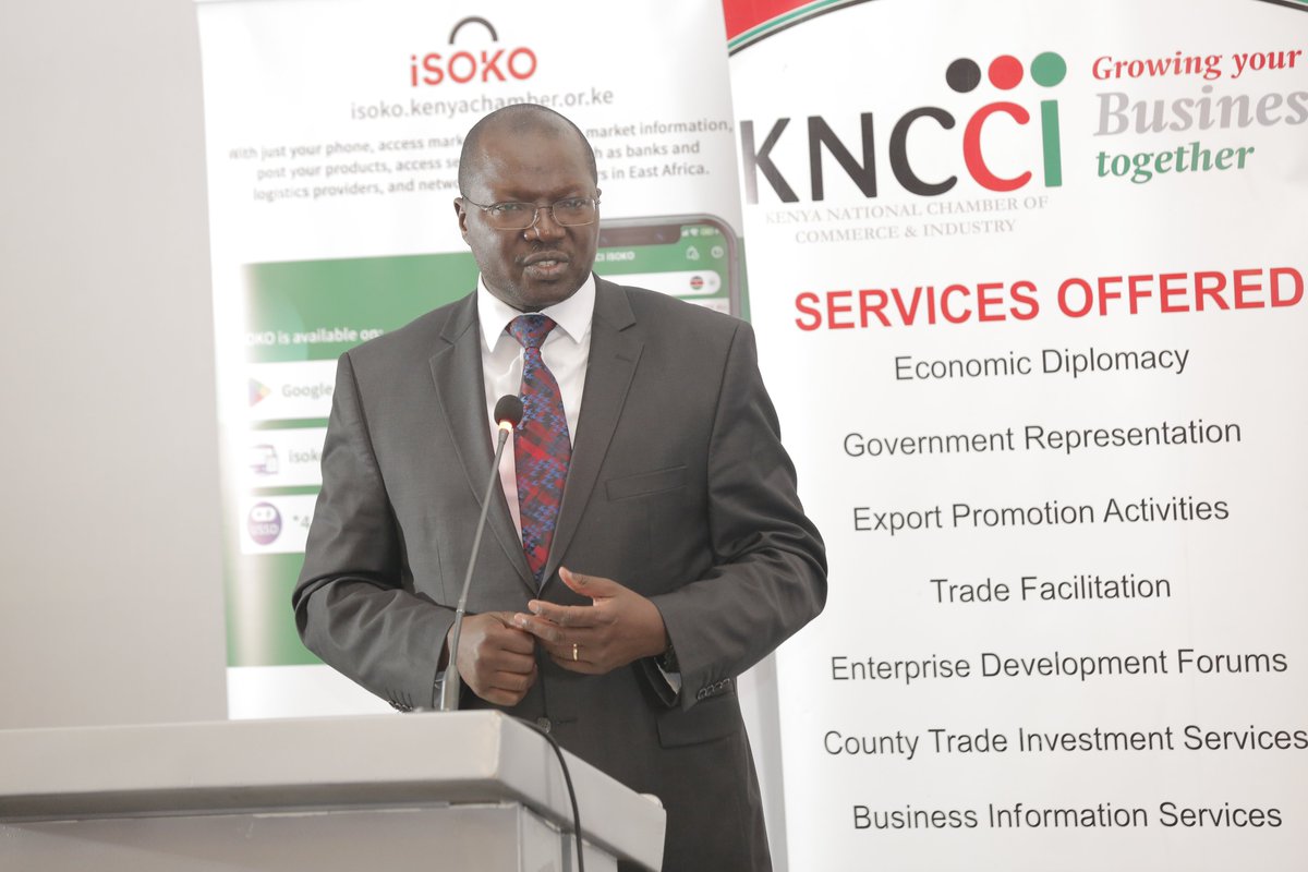 IsokoKenya's tweet image. "The adoption of #DigitalTech is gradually driving productivity gains in traditional brick-and-mortar industries. It has lowered barriers to entry & helped connect MSMEs with #globalmarkets & #valuechains by providing essential services to facilitate their exports" - @CsChelugui