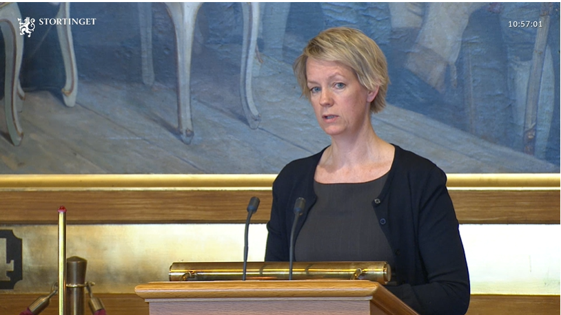 amskaland's tweet photo. Debate about how to close tax loopholes in the Norwegian Parliament today. Strong arguments for why a #UNTaxConvention will be an important tool against global inequality from the MPs @ingridfiskaa @Lan_Marie @mariesneve. https://t.co/IZ1GkMrmqY