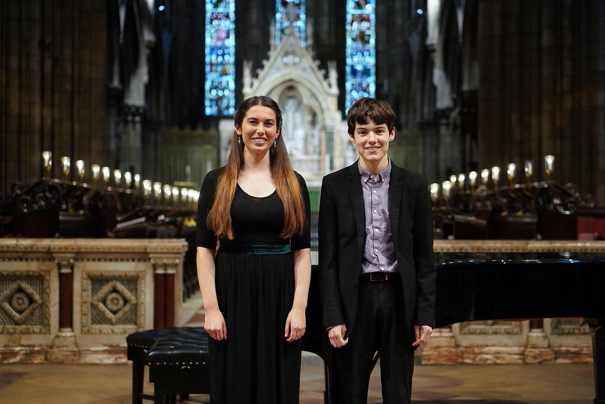 Congratulations to George on his Directors’ Recital prize-winning performance with Miss Michels last night <a href="/StMarysCathEdin/">St Mary's Cathedral</a> with a programme of Peter Maxwell Davies, York Bowen and Eugene Bozza.