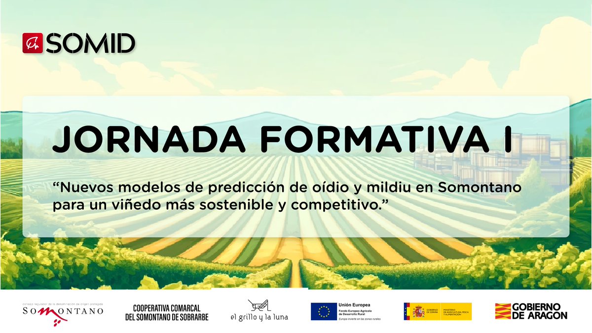 ¿Te perdiste nuestra jornada formativa sobre el proyecto SOMID?

No te preocupes, aquí tienes el enlace para verla cuando quieras.

¡No te lo pierdas!

#agicultura #innovación

youtu.be/Gap4cQlXMGQ