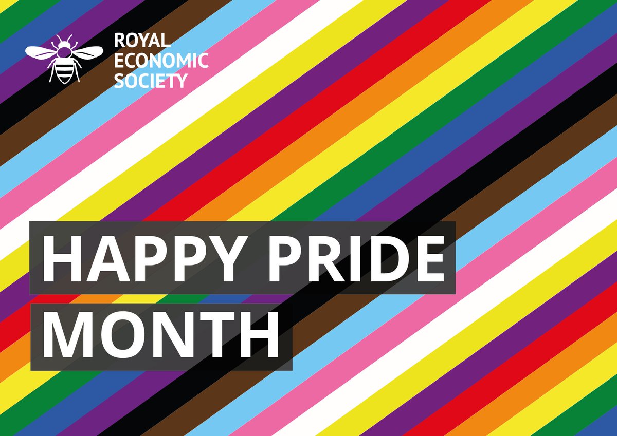 In honour of Pride Month, RES would like to share some resources and events to help support the LGBTQ+ community within #economics.

If you haven't already, read👉bit.ly/3V7lixm

Happy #PrideMonth🌈!

#RES #RESEvents #EconTwitter