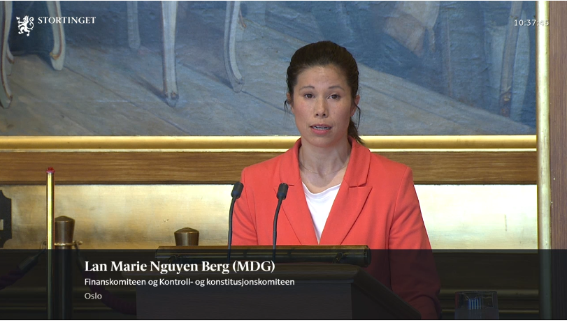 amskaland's tweet photo. Debate about how to close tax loopholes in the Norwegian Parliament today. Strong arguments for why a #UNTaxConvention will be an important tool against global inequality from the MPs @ingridfiskaa @Lan_Marie @mariesneve. https://t.co/IZ1GkMrmqY