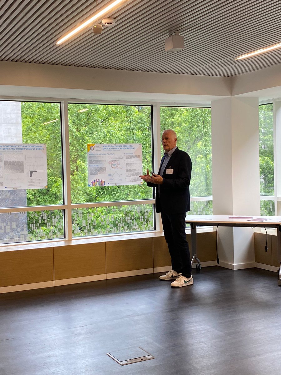 Giuseppe discussed the analysis of #citizenengagement tools and practices at <a href="/ISEED_EU/">ISEED</a> final conference in #Brussels