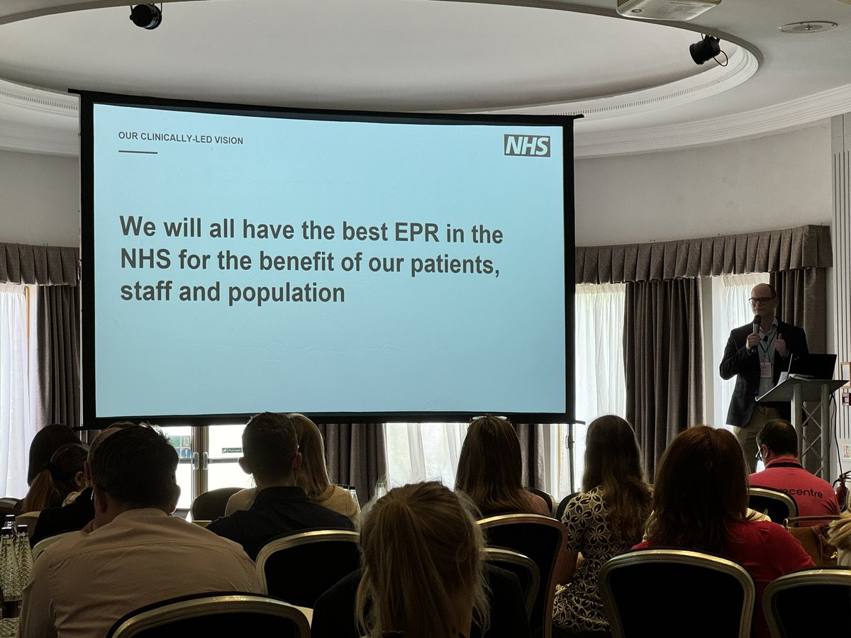 SteveCarvell's tweet photo. @WMonaghanHealth the clinically led vision using @nervecentrehq #userforum24 https://t.co/6exOSs7qO2