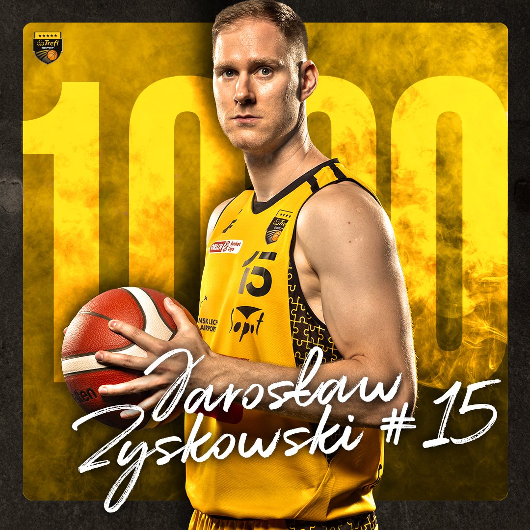 Magiczna granica przekroczona w drugim sezonie, który wciąż trwa 🔛

Jarosław Zyskowski zdobył już w żółto-czarnych barwach ponad 1⃣0⃣0⃣0⃣ punktów! ✅👏

#plkpl