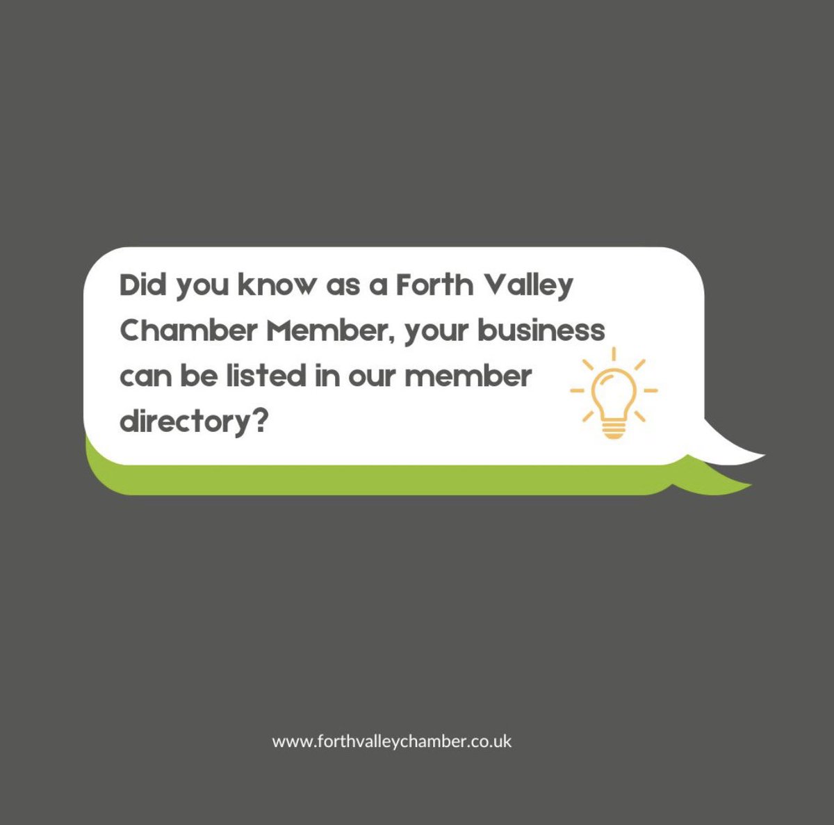 Did you know, as a Forth Valley Chamber Member, your business can be listed in our member directory?🌟

At Forth Valley Chamber, we want to help raise your profile! We encourage our members to utilize your free listing in our member directory on our website to do just that!