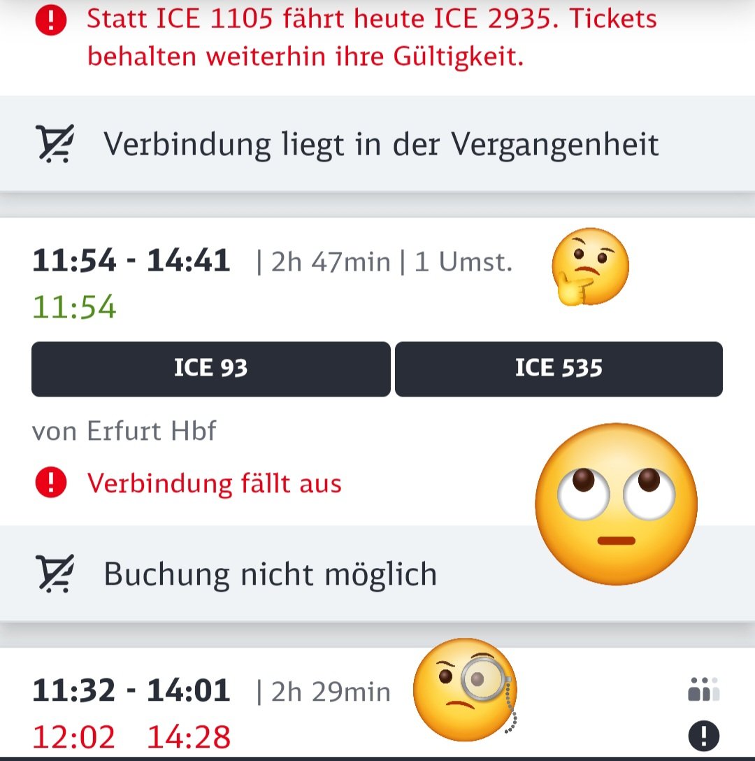 SirSaepp's tweet photo. Auf zum #FanFest2024 nach #München, alles funktioniert. Nur, wie gewohnt, Ärger mit #DeutscheBahn. Strecke nach #Bamberg ist gerade gesperrt. Mutti ist dabei, mit neuer #Bahncard &amp; dann erlebt man gleich wieder sowas.  #DB machts uns echt nicht einfach... #euro2024 #kundenservice https://t.co/Wep8F3zfNX