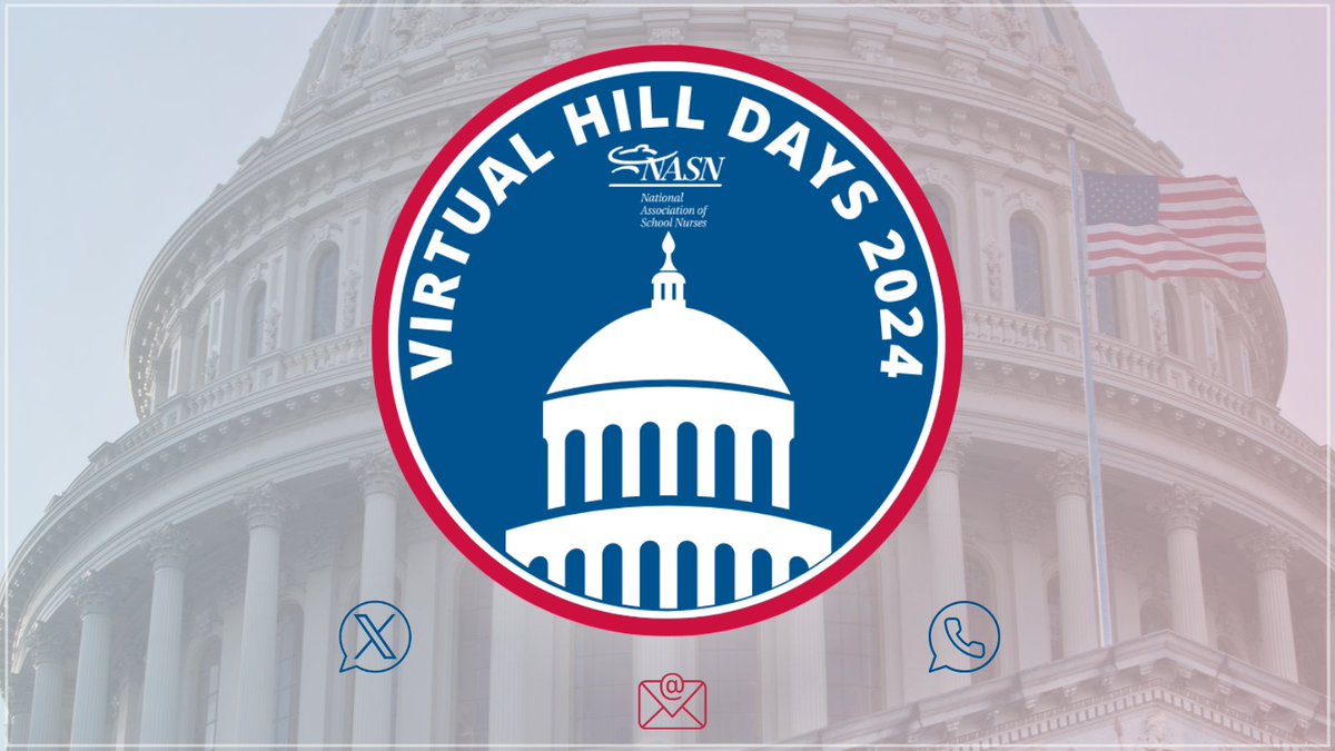 schoolnurses's tweet photo. Join us Today for NASN’s #VHillDays2024! Show the groundswell of support the #NURSEAct has nationwide by emailing your Congress Members and Senators.
Get sample letter➡https://t.co/JHwN19g4wd
#schoolnurses #NASNHillDays #4studenthealth #NASNStrong #nurseineveryschool https://t.co/rKEKoMjokA