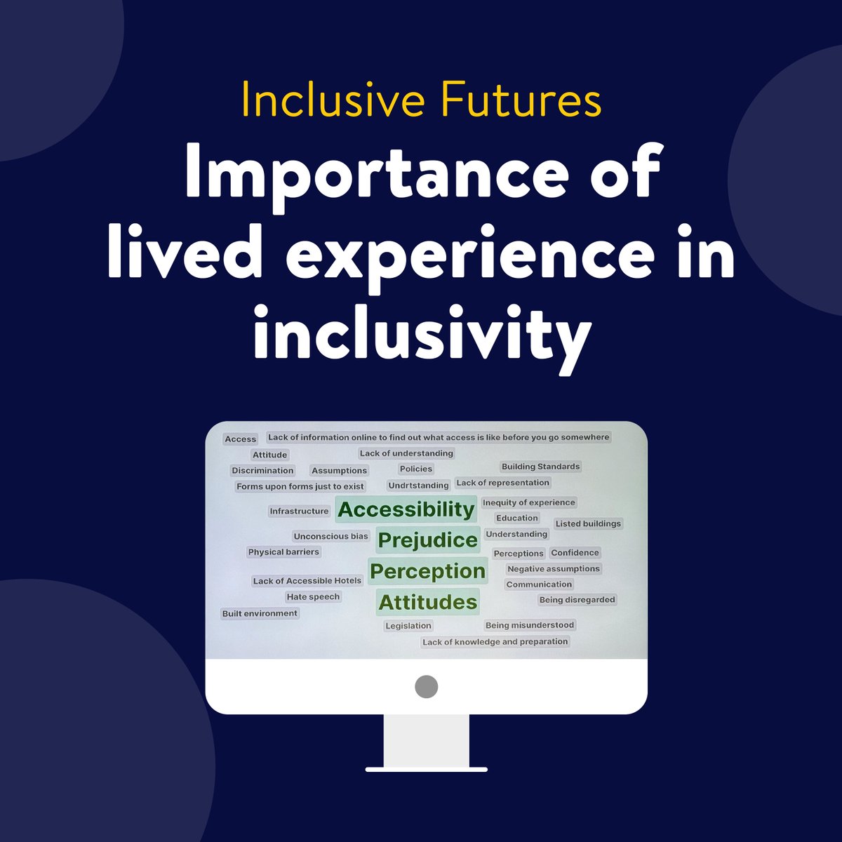 WECILBristol's tweet photo. At our recent session, we explored the impact that lived experience and representation have in shaping truly inclusive environments.
Interested in finding out about how you can make your workspace more inclusive? Contact our team at disabilty.inc@wecil.org.uk
#WECIL https://t.co/bDtIjyx2ds