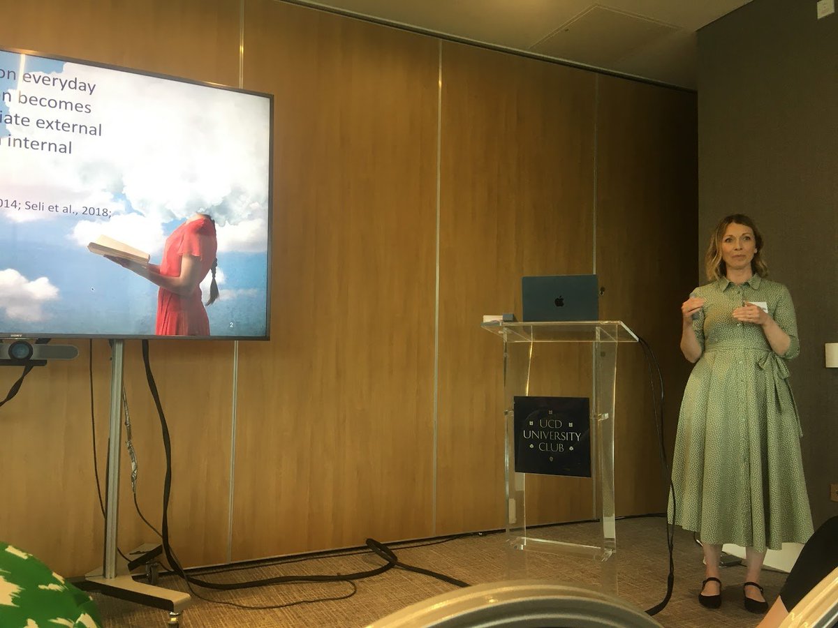 We were delighted to share our <a href="/QUBPsych/">QUB - School of Psychology</a> research at the All-Island Educational Neuroscience (AIEN) Research Day.

Dr Tim Fosker spoke about the role of educational neuroscience in the classroom, while Dr Agnieszka Graham delivered a  talk on the impact of mind wandering