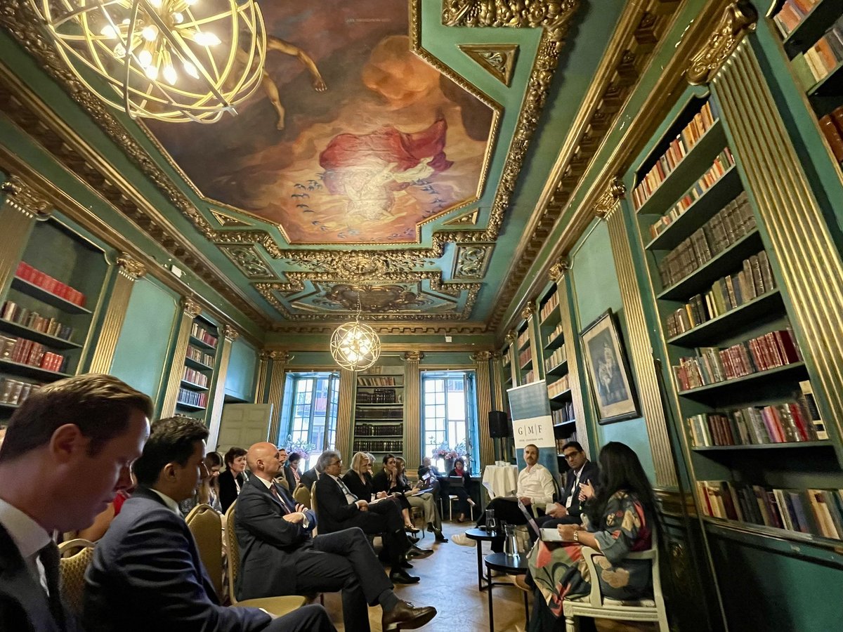Thorsten Benner (@thorstenbenner) on Twitter photo Great to discuss de-risking and critical and emerging technologies with <a href="/LindsayPGorman/">Lindsay P. Gorman</a> <a href="/KonarkBhandari/">Konark Bhandari</a> under the guidance of the wonderful <a href="/shrutipandalai/">Shruti Pandalai</a>.
Looking forward to the return of the one and only <a href="/GarimaMo/">Garima Mohan | गरिमा मोहन</a> next time around. Great to discuss de-risking and critical and emerging technologies with <a href="/LindsayPGorman/">Lindsay P. Gorman</a> <a href="/KonarkBhandari/">Konark Bhandari</a> under the guidance of the wonderful <a href="/shrutipandalai/">Shruti Pandalai</a>.
Looking forward to the return of the one and only <a href="/GarimaMo/">Garima Mohan | गरिमा मोहन</a> next time around.