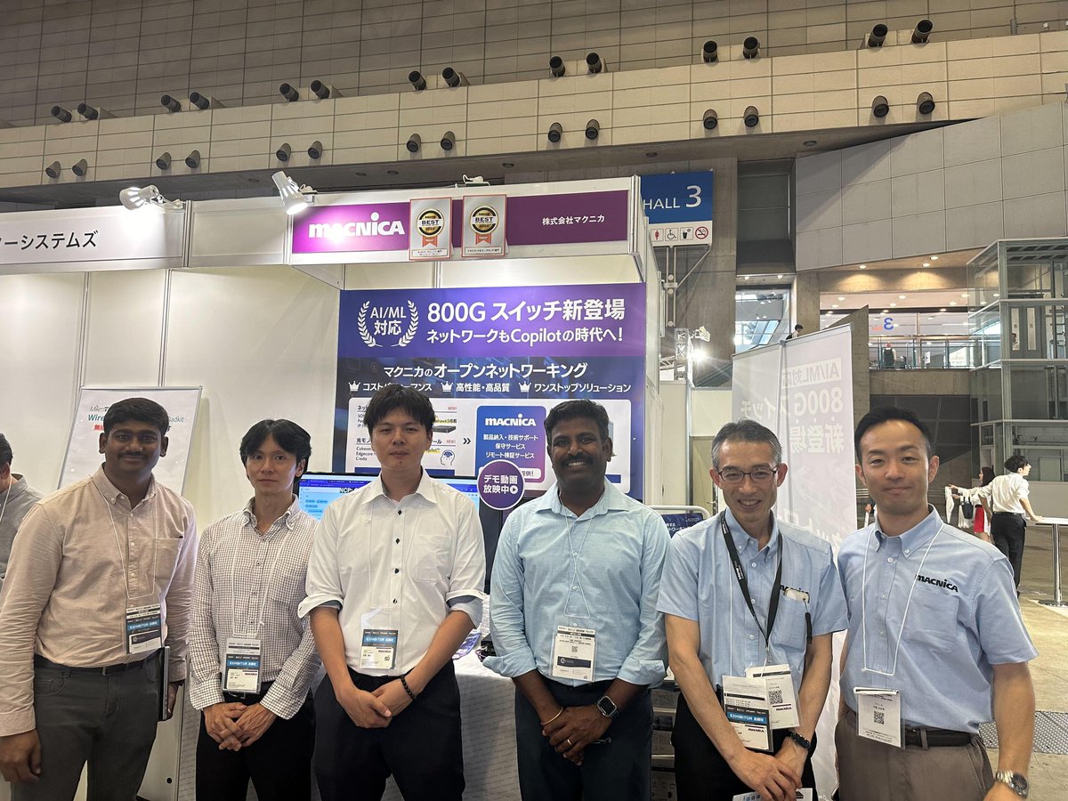 AvizNews's tweet image. Get a Glimpse of Interop Tokyo 2024! Stop by our booth to see why Network Copilot™ is attracting so much attention! 
AI for Networks. Networks for AI.
#InteropTokyo #NetworkCopilot #InnovationGalaxy