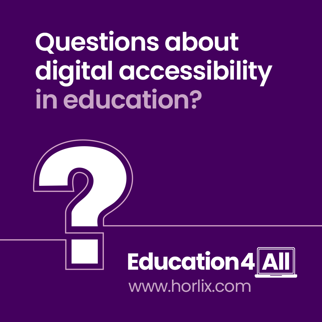 Do you have any questions about #accessibility in education? Ask our experts!

Let's work together to create #Education4All!

Either drop us a comment on this post, send us a direct message on social media, or schedule a time for a chat via our website: zurl.co/nXdt