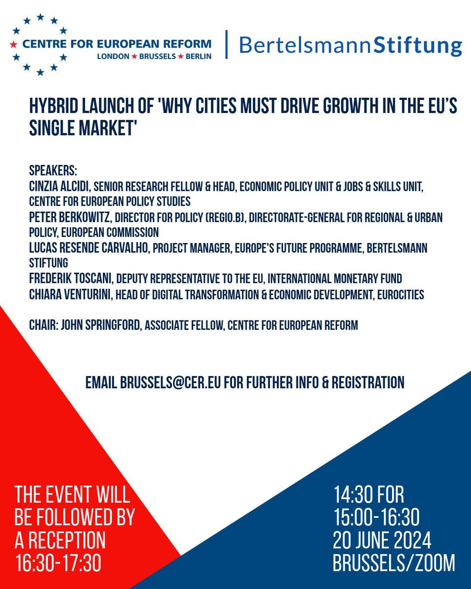 Centre for European Reform (CER) tweet media