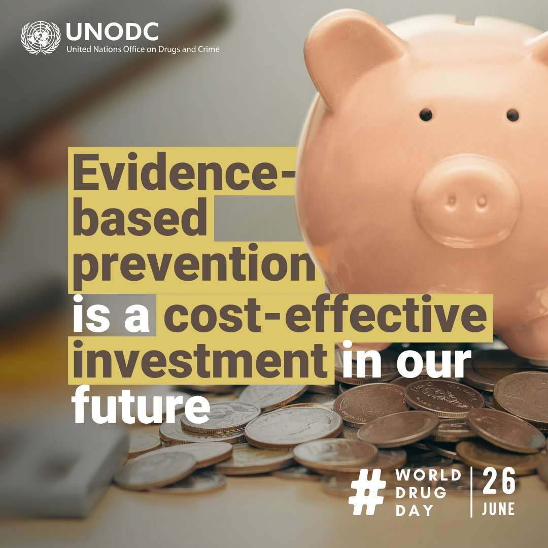 📚 Evidence-based prevention is a cost-effective investment in our future. By starting early and focusing on holistic development, we can prevent substance use and promote well-being.
 
#InvestInPrevention #WorldDrugDay