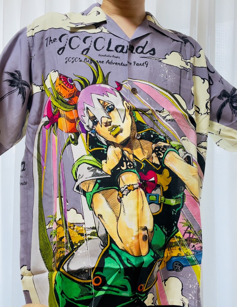 ジョジョランズもといジョジョマガジンのアロハシャツ届いた✨関西の