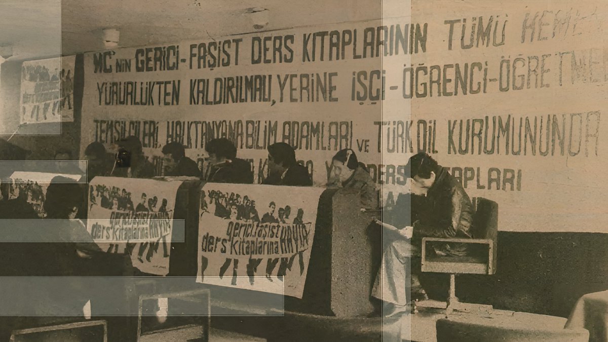 devrimgzt's tweet photo. Arşiv: Devrimci lise öğrencileri, 1978 yılında Milliyetçi Cephe hükümetinin hazırladığı eğitim müfredatına karşı kampanya başlattı.