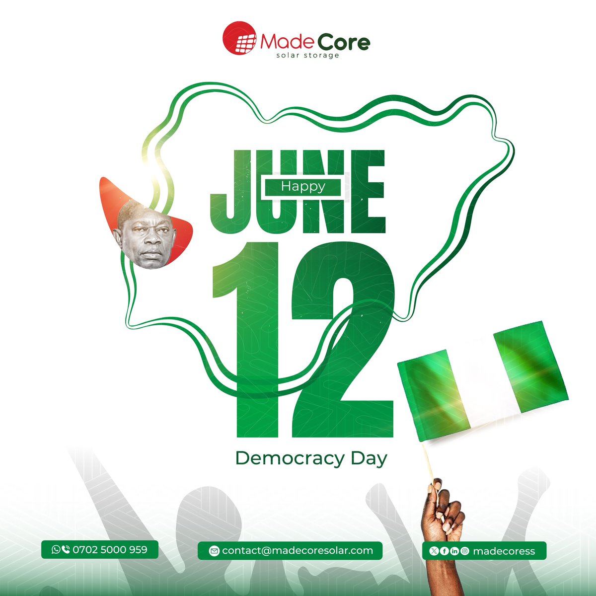 MADECORESS's tweet photo. We need 2 effectively capture d importance of d relationship between #Democracy &amp; #RenewableEnergy

By combining democratic principles with renewable energy, we can

Ensure a #sustainablefuture for generations to come

Promote #equity &amp; #justice in #energyaccess &amp; decision-making https://t.co/T5gfesEriT