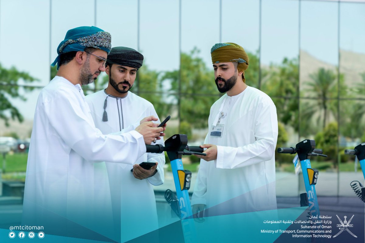 mtcitoman's tweet photo. أطلقت وزارة النقل والاتصالات وتقنية المعلومات بالتعاون مع واحة المعرفة مسقط الذراع التقني لمدائن، تجربة "خدمة التنقل الذكي باستخدام السكوترات الكهربائية" التي تنفذها الشركة العمانية (سالك)… 

للمزيد 👇🏻
https://t.co/Xs8EAv2E7v https://t.co/A1bn1Judkn