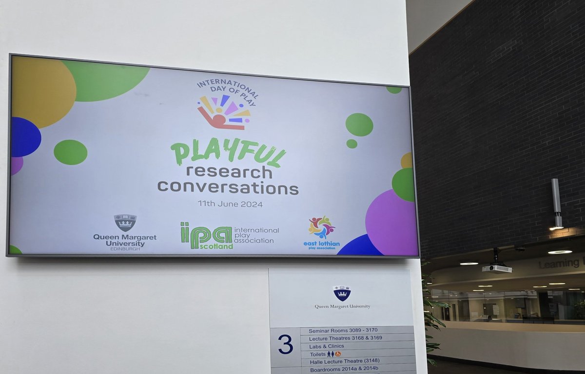 International Day of Play and we spent it alongside 36 play enthusiasts from a range of disciplines and backgrounds discussing where we are now and what more needs done in relation to play and research. 

It feels as though there are sparks of something exciting about to happen!