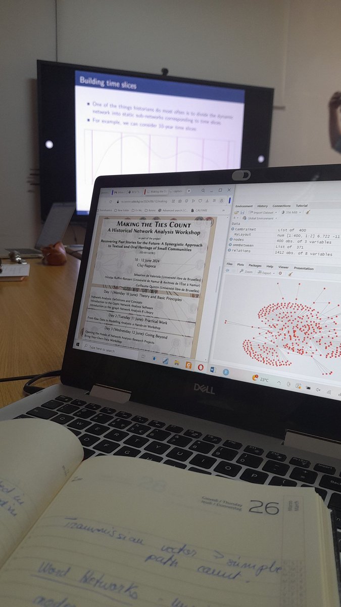 paula_cotoi's tweet image. The #RESTORY project is making ties count, bringing researchers and GLAM practitioners  together for a Network Analysis Workshop in Cluj-Napoca. Thank you @SdeValeriola, @nruffinironzani and Guillaume Quintin for introducing us to the fascinating world of historical networks!