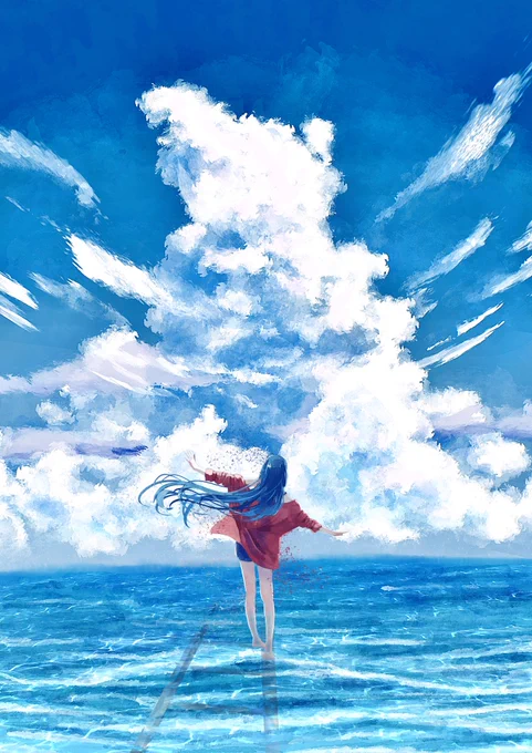 夏に彷徨う 