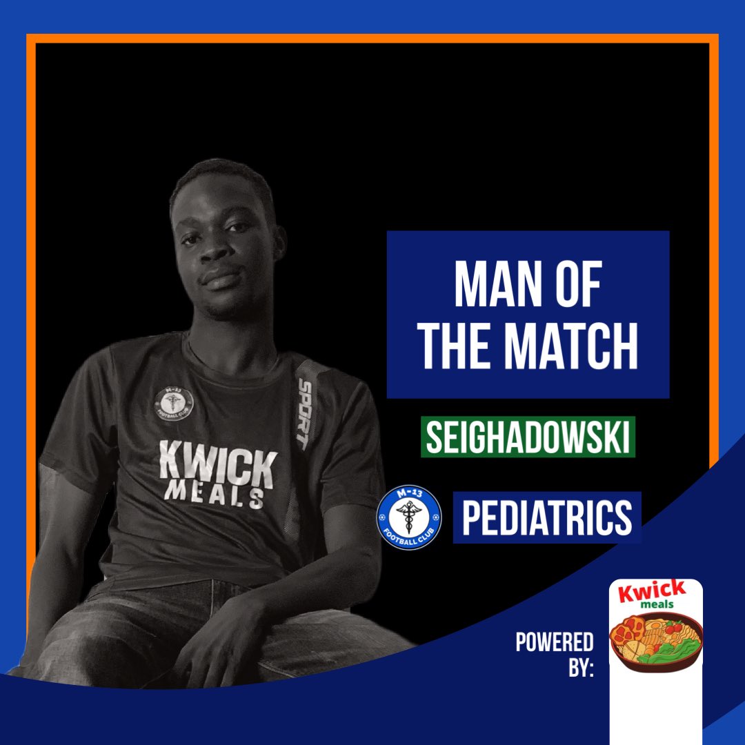 M13_FC's tweet photo. Your kwickmeals man of the match!
#M13FC | #Intercoursematch https://t.co/TwCnZK7h25