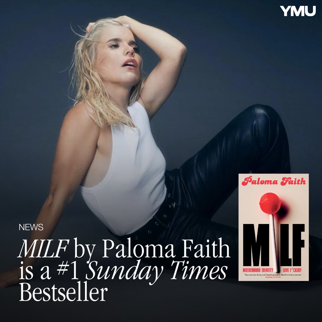 MILF by <a href="/Palomafaith/">Paloma Faith</a> is a Number 1 Sunday Times Bestseller 👏 Congratulations Paloma and everyone involved - the book is available now online and in bookshops.