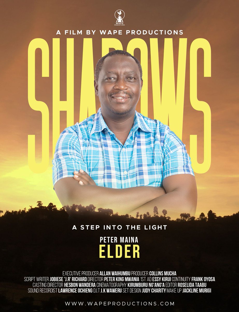 MrOnsase's tweet photo. Shadows' will shine a spotlight on the talent and creativity within the Kenyan film industry. Don't miss out on this unforgettable experience. 
WAPE Productions
#ShadowsFilm https://t.co/oWafoj9v30