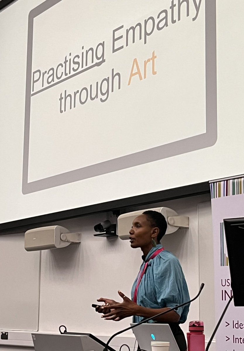 Practising empathy through art with the wonderful Mainda Kiwelu #uxlibs