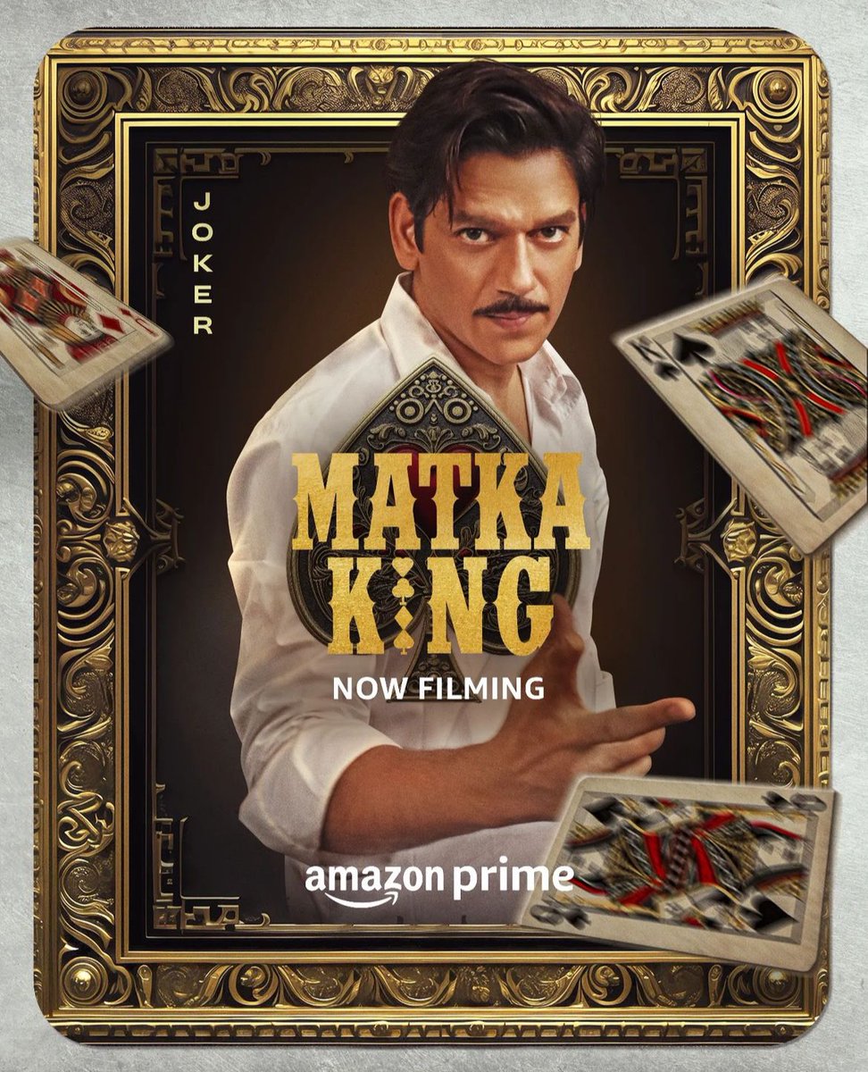 Aavishkar (@aavishhkar) on Twitter photo NAGRAJ MANJULE IS BACK…#MatkaKing is now filming. Will stream on Amazon Prime soon. Stars #VijayVarma, #SiddharthJadhao, #KritikaKamra and #SaiTamhankar. Directed by #NagrajManjule 🔥 Produced by Sidharth Roy Kapur and <a href="/roykapurfilms/">Roy Kapur Films</a> NAGRAJ MANJULE IS BACK…#MatkaKing is now filming. Will stream on Amazon Prime soon. Stars #VijayVarma, #SiddharthJadhao, #KritikaKamra and #SaiTamhankar. Directed by #NagrajManjule 🔥 Produced by Sidharth Roy Kapur and <a href="/roykapurfilms/">Roy Kapur Films</a>