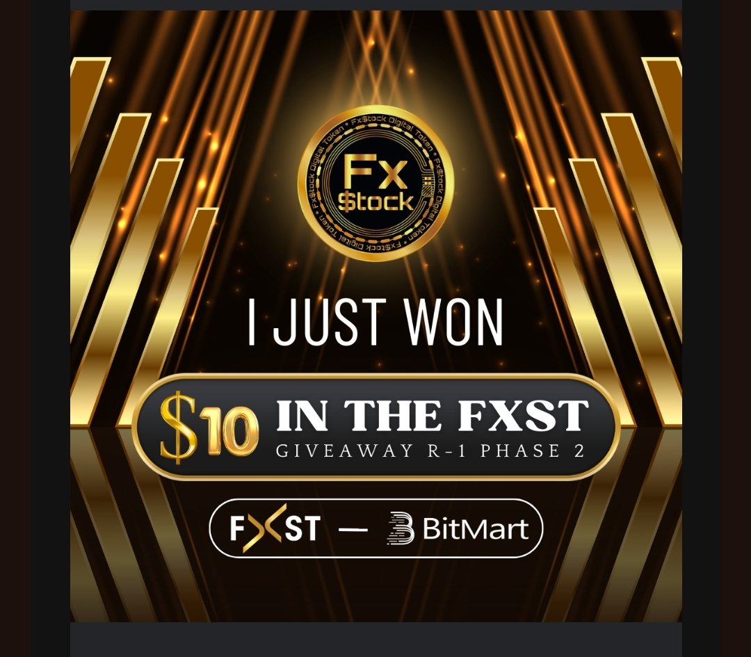 Thank You FXST
I won 🎉
<a href="/FXSTTOKEN/">Fxst Token</a>
#FXSTMEGAGIVEAWAY