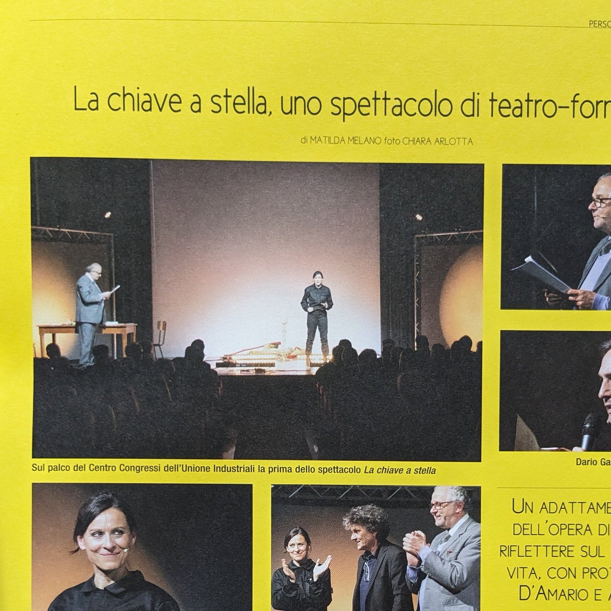 CamComTorino's tweet photo. Grazie a #TorinoMagazine per aver dato risalto al nostro spettacolo di teatro-formazione La Chiave a Stella presentato lo scorso 6 maggio presso @UITORINO. Una co-produzione #camcomtorino, #Empatheia, Associazione Ancora
@Einaudieditore https://t.co/kw52PNPoaV