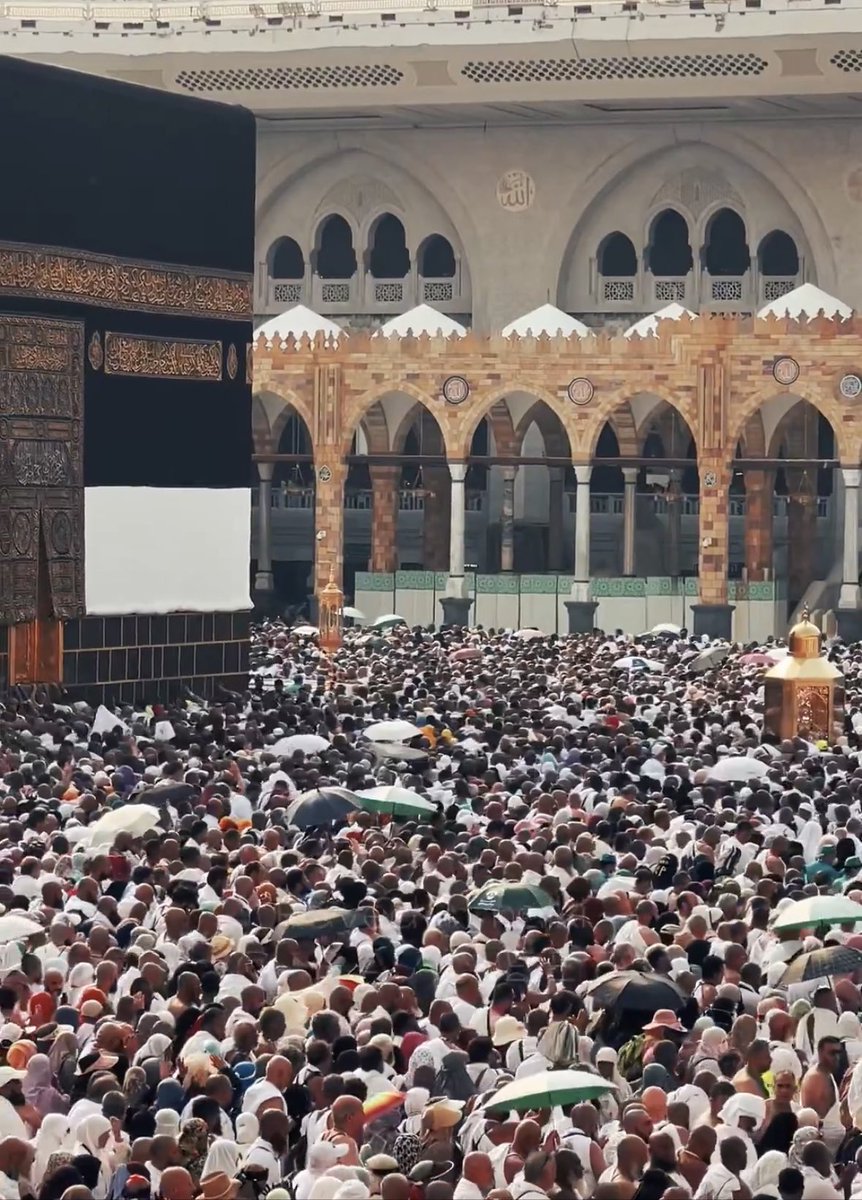 اللهم تقبل من الحجاج حجهم وأتم لهم نسكهم ويسر أمرهم وردهم لأهلهم سالمين غانمين، اللهم اجعل هذا البلد آمناً مطمئناً سخاءً رخاءً وسائر بلاد المسلمين.

#يسر_وطمأنينة 
#حج1445هـ