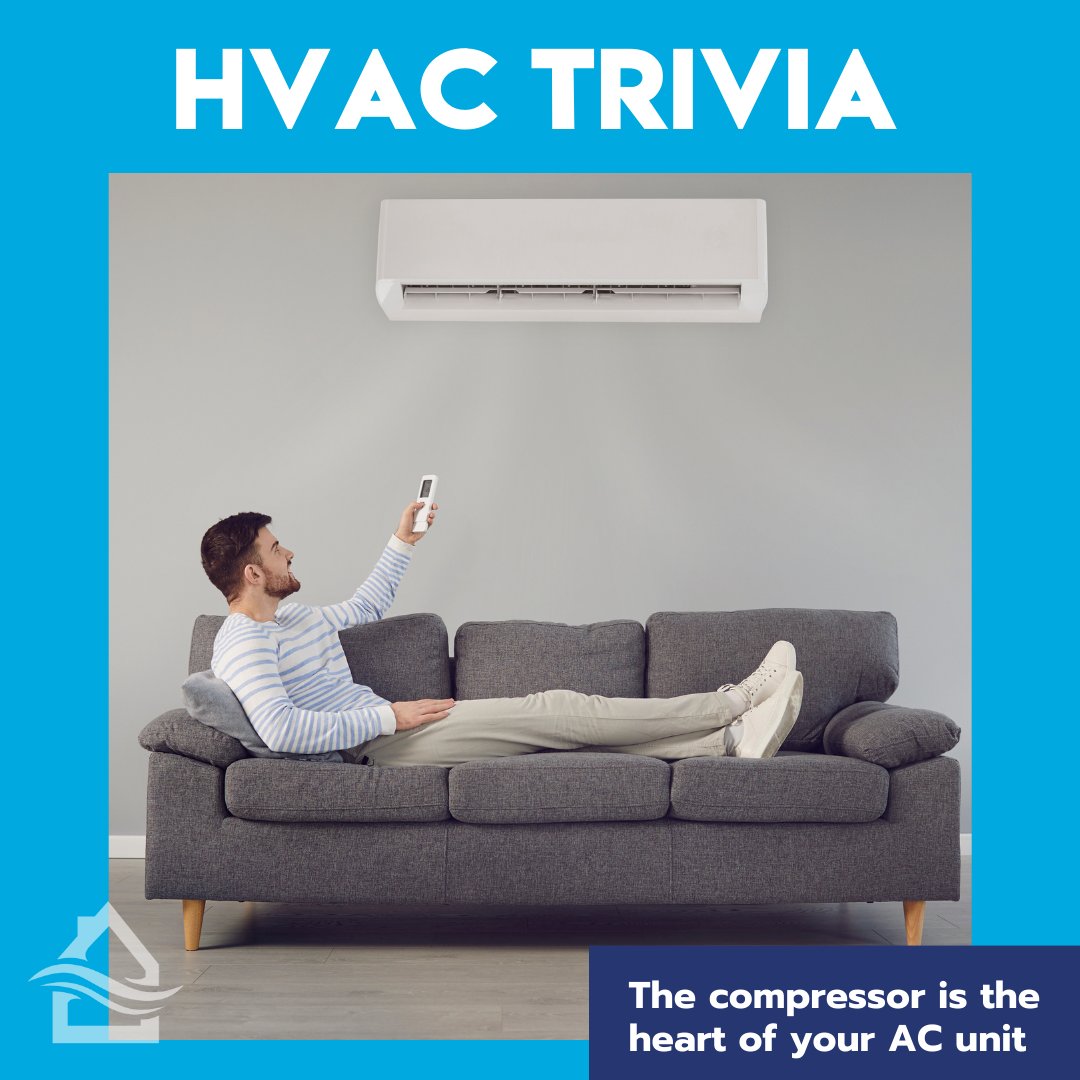 ApexCleanAir's tweet image. The compressor is the heart of your AC. What does it do? It squeezes the refrigerant gas, making it hot and pressurized. Think of it like the engine of a car, powering the whole system. Follow us for more HVAC facts! 🚀💨 #ACCompressor #CoolingEssentials #ApexCleanAir