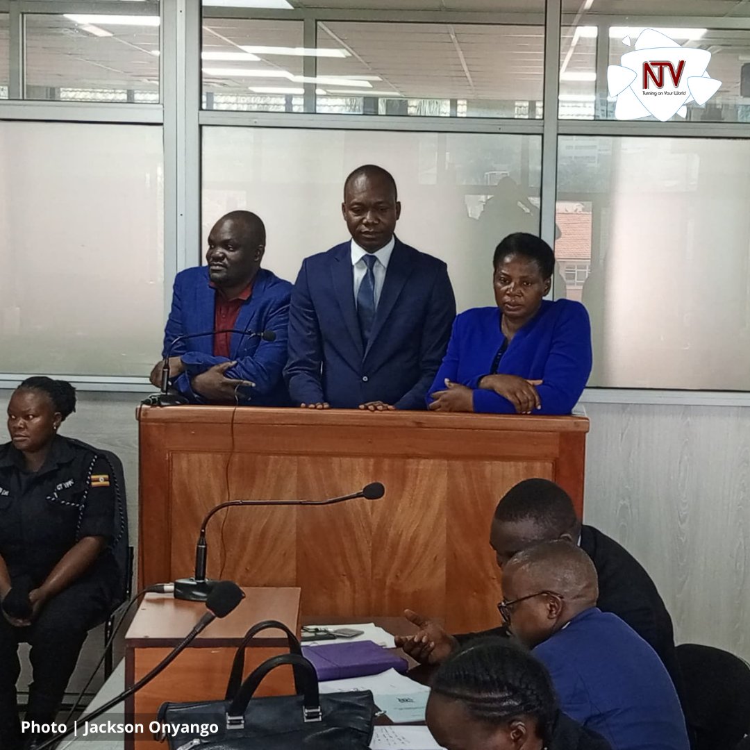 ntvuganda's tweet photo. JUST IN: The 3 arrested Members of Parliament; Yusuf Mutembuli (Bunyole East), Paul Akamba (Busiki county) and Cissy Namujju (Lwengo Woman MP) have been charged with corruption. #NTVNews

Court records indicate they solicited a percentage share of the Uganda Human Rights Commission's 2024/25 budget, promising to influence its increase. The trio has pleaded not guilty.

🗞️: @onyangojackson1