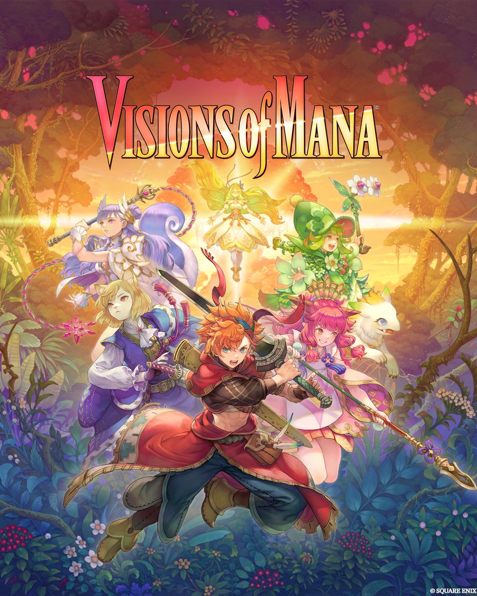 The new key art for Visions of Mana.