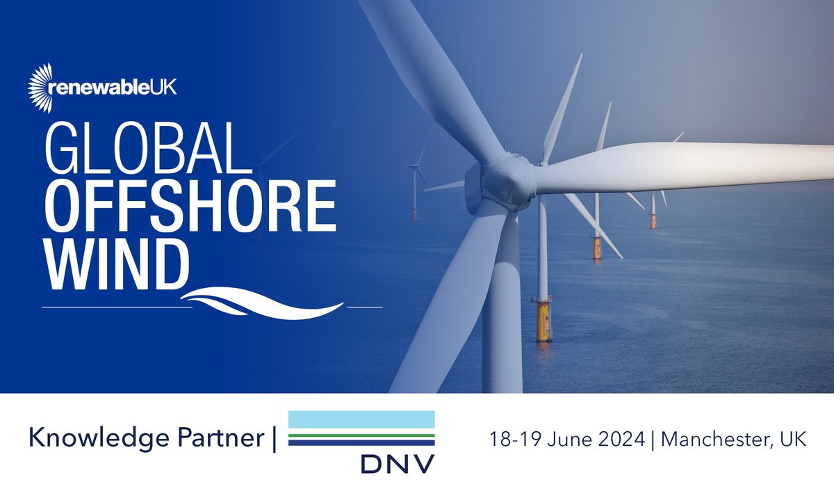 Our #UK_ETO report forecasts that #OffshoreWind capacity will reach 90GW in 2050. As <a href="/RenewableUK/">RenewableUK</a> #RUKGOW24 Knowledge Partner, DNV's Ioannis Papadopoulos and Odd Willy Brude will present in sessions A8 and ETZ34, respectively, on 19 June events.renewableuk.com/gow24 #FloatingWind