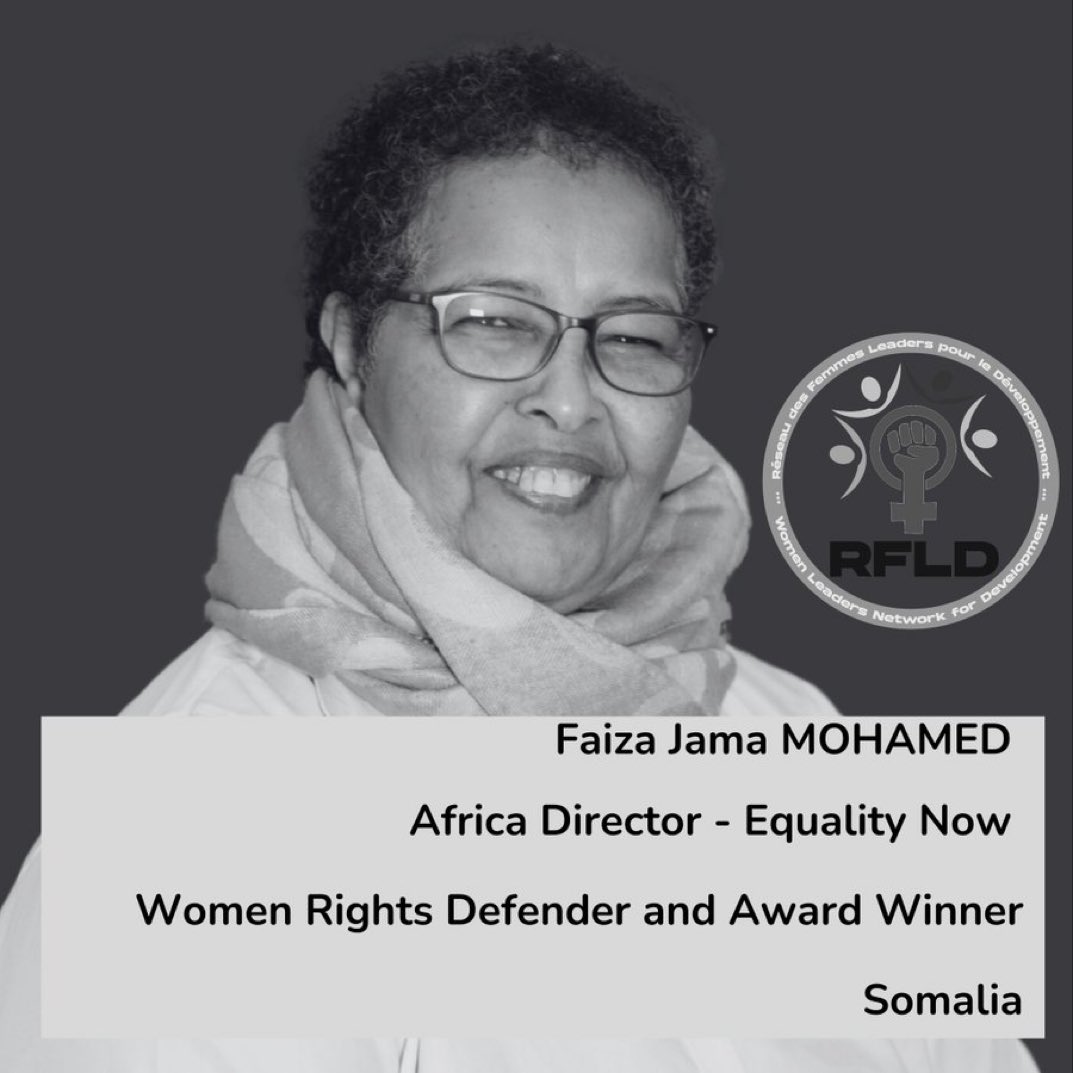 Unlike many, Faisa refuses to follow trends, staying true to her values and vision. Her authenticity sets her apart, making her an influential and highly respected leader. Her ability to inspire and lead with integrity has earned her well-deserved recognition@equalitynow