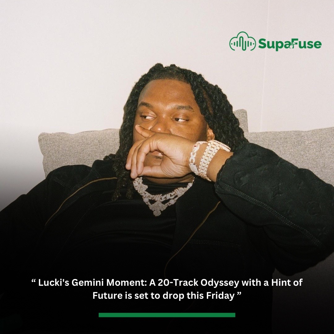 SupaFuseHQ's tweet photo. This Friday, June 14th, Lucki's highly anticipated album "GEMINI!" finally drops, featuring an impressive 20 tracks. While the full list of features remains under wraps, rumors suggest a collaboration with Future. ๐โจ
Stay tuned for more details!
#supafuse #lucki #future https://t.co/GbA1ANDyAs