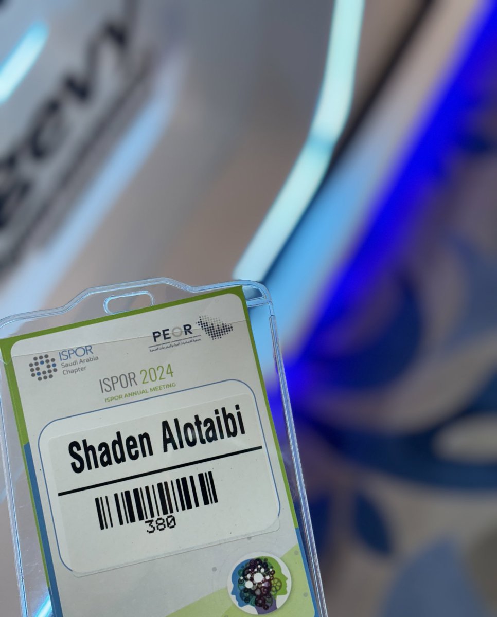 This is just the beginning😉

 #ISPOR_Saudi24