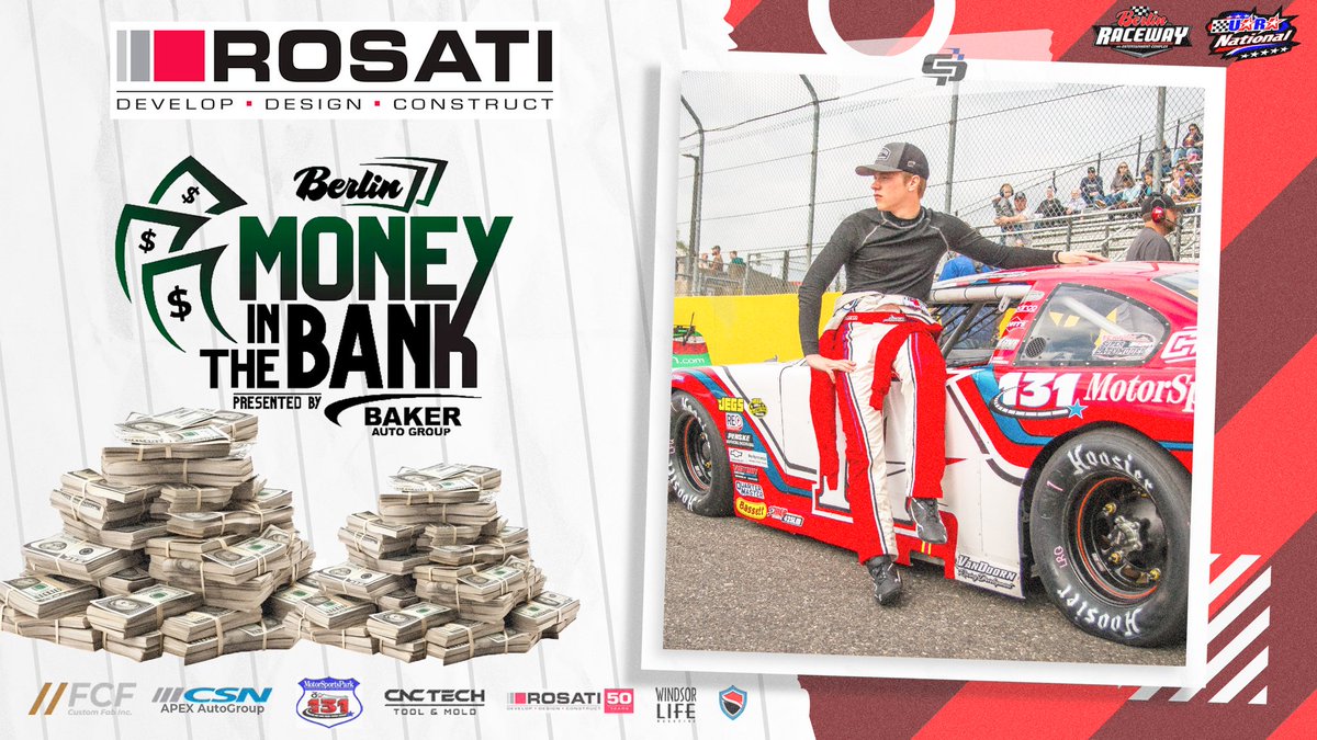 It’s Race Day at <a href="/BerlinRaceway/">Berlin Raceway</a> 

Time to go after some MONEY, Today in the UARA National Money in the Bank 150 💰💰

Live on <a href="/FloRacing/">FloRacing</a>