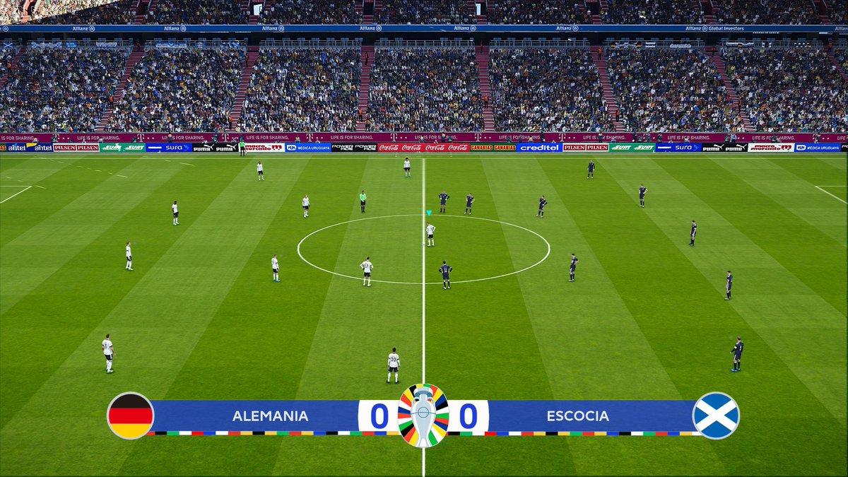 virtualballers's tweet photo. PES 2021 emang agak laen, kompetisi belum mulai udah ada aja mod buat broadcast package EURO 2024. Mana lebih cakep ada logo UEFA tv nya 😭

Gokil emang modder PES ga ada matinya 👏

📸 by @WaxioFede https://t.co/jQMKpHYU0m
